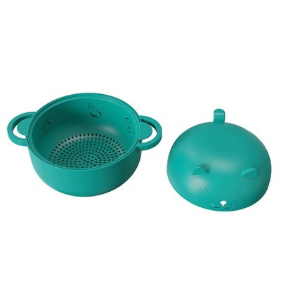Tazón de vapor de microondas de grado alimenticio